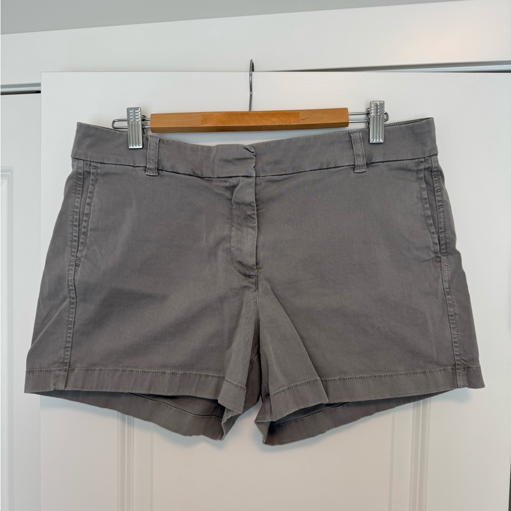 J. Crew Women's Classic Gray Chino Shorts 3.5” Inseam